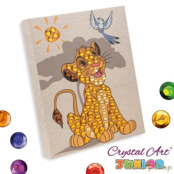   Craft Buddy - Gyémántszemes kirakó junior - Simba - Crystal Art