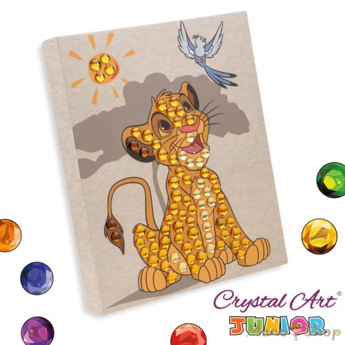 Craft Buddy - Gyémántszemes kirakó junior - Simba - Crystal Art