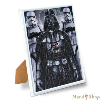   Craft Buddy - Gyémántszemes kirakó 21*25 cm kerettel - Darth Vader és a Rohamosztagosok - Crystal Art