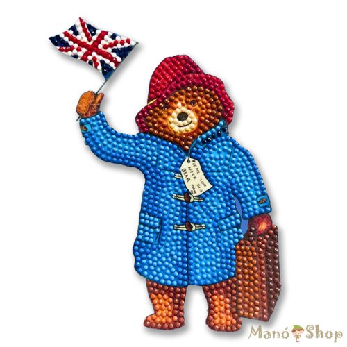 Craft Buddy - Gyémántszemes kirakó A5 matrica - Paddington - Crystal Art
