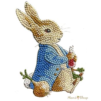   Craft Buddy - Gyémántszemes kirakó A5 matrica - Nyúl Péter - Crystal Art