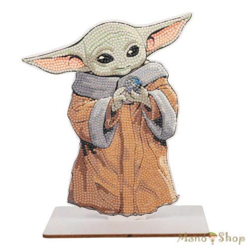 Craft Buddy - Gyémántszemes kirakó XL - Grogu "Star Wars" - Crystal Art