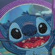 Craft Buddy - Gyémántszemes kirakó 18*18 cm emléklap - Stitch "Disney" Crystal Art