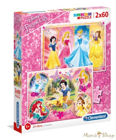  Clementoni Disney Princess 2 x 60 db-os puzzle