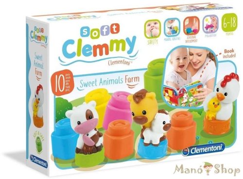 Clementoni Clemmy Baby - Mókás farm állatok
