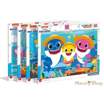   Clementoni Baby Shark keretes puzzle 30 db-os - többféle (22109)