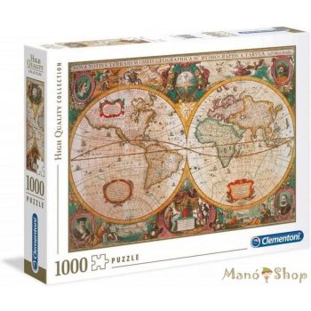 Clementoni - Antik térkép 1000 db-os puzzle