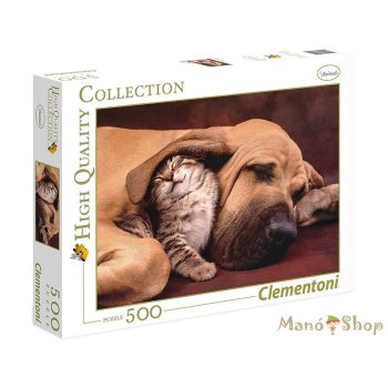 Clementoni - Kutya és cica 500 db-os Puzzle