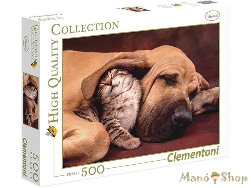 Clementoni - Kutya és cica 500 db-os Puzzle