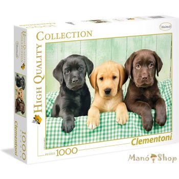 Clementoni - Labrador kiskutyák 1000 db-os Puzzle