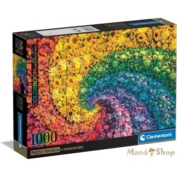 Clementoni Örvény virágokkal 1000 db-os Puzzle (39779)