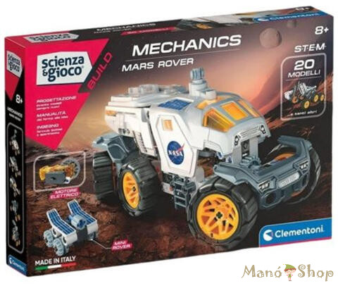 Clementoni Science - Nasa Mars Rover összeépíthető űrjármű
