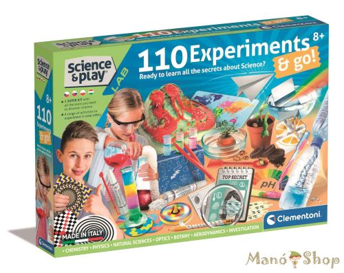 Clementoni Science - Tudomány és Játék - 110 kisérlet