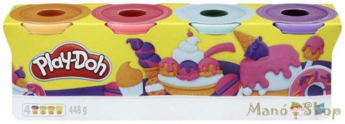 Play-Doh 4db-os gyurmaszett (édes színek)