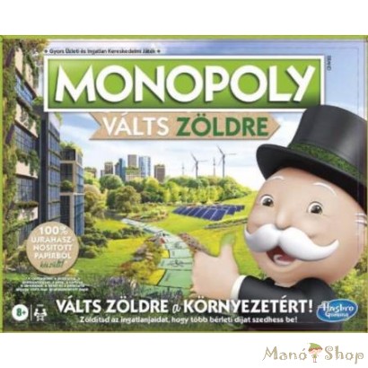 Hasbro Monopoly Válts Zöldre társasjáték