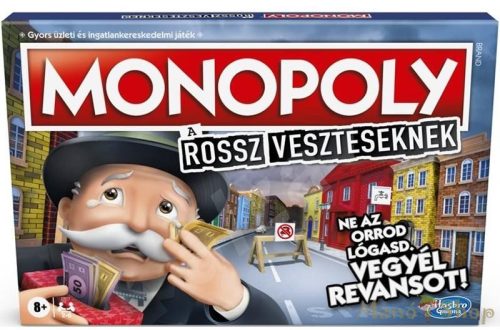 Hasbro Monopoly - A rossz veszteseknek