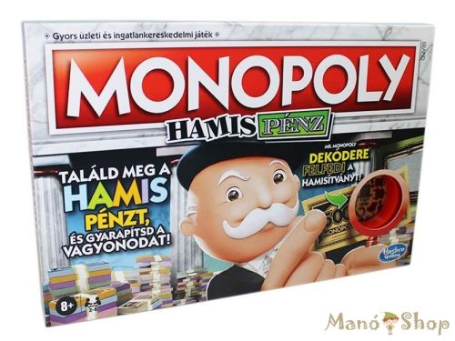 Hasbro Monopoly - Hamis pénz társasjáték