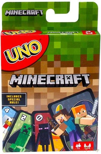 Minecraft Uno kártya