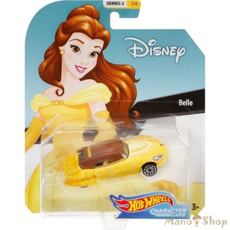 Hot Wheels - Disney Karakter kisautó - Belle