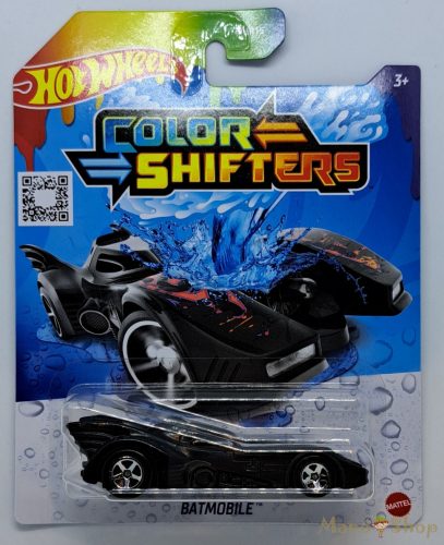 Hot Wheels színváltós kisautó - Batmobile