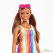 Barbie 50. évfordulós Malibu baba - Szívárvány mintás ruhában (GRB38)