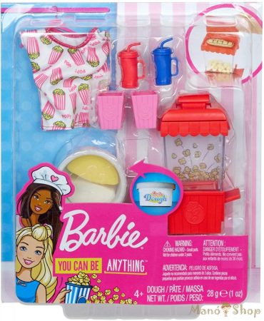 Barbie Popcorn kiegészítő szett gyurmával