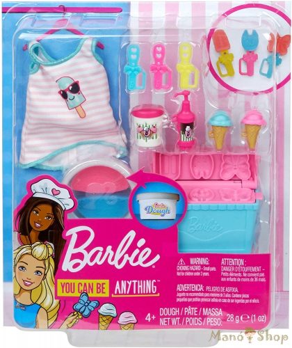 Barbie Fagyis kiegészítő szett gyurmával