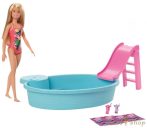 Barbie baba medencével 