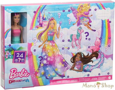 Barbie Dreamtopia adventi naptár (GJB72)