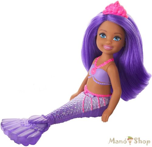 Barbie Dreamtopia Chelsea sellő Lila hercegnő