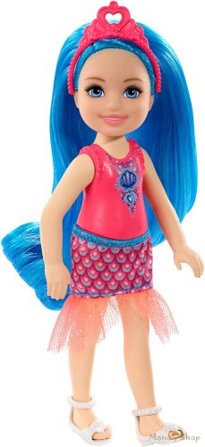 Barbie Dreamtopia - Chelsea Sprite kék hajú lány baba