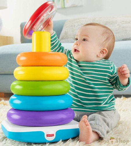 Fisher-Price Óriás színes gyűrűpiramis