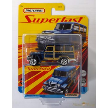   Matchbox Superfast - 1962 Willys Jeep Wagon - Gyűjtői kisautó (GKP43)