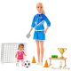 Barbie: Fociedző Játékszett (GLM47)