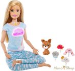   Barbie feltöltődés Meditációs baba kutyussal, fény- és hanghatásokkal