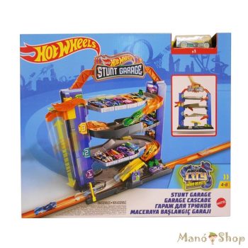 Hot Wheels trükkös garázs