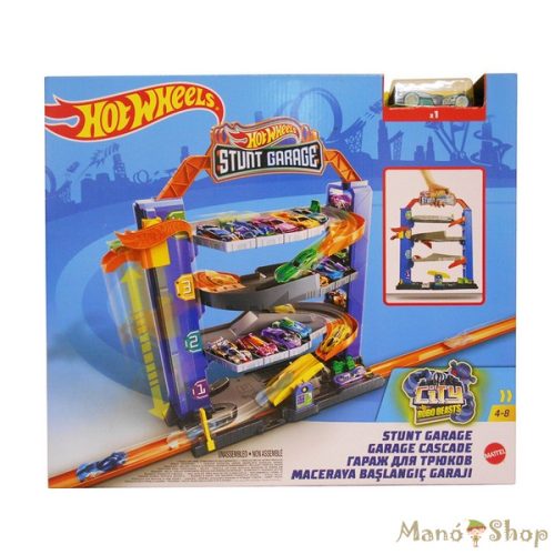 Hot Wheels trükkös garázs