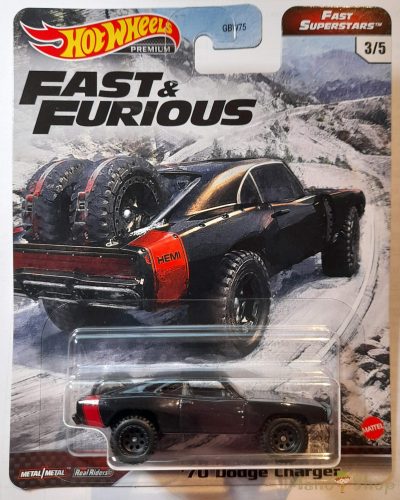 Hot Wheels Premium - Fast Superstars - '70 Dodge Charger (GRL83)