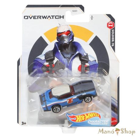 Hot Wheels - Character Cars - Overwatch - Solldier: 76