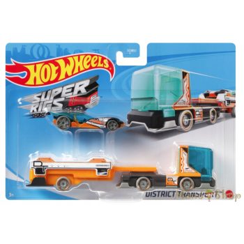 Hot Wheels - District Transport - Utánfutós kisautó