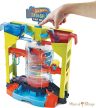 Hot Wheels - City Kaszkadőr pálya és autómosó játékszett