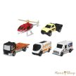 Matchbox : City Adventure II 5 darabos fém kisautó szett