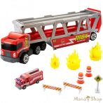   Matchbox - Tűzoltósági szállítójármű kiegészítőkkel (GWM23)