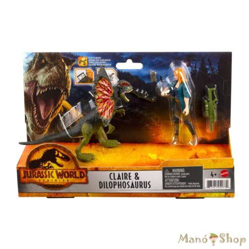 Jurassic World 3 - Clare & Dilophosaurus Duó