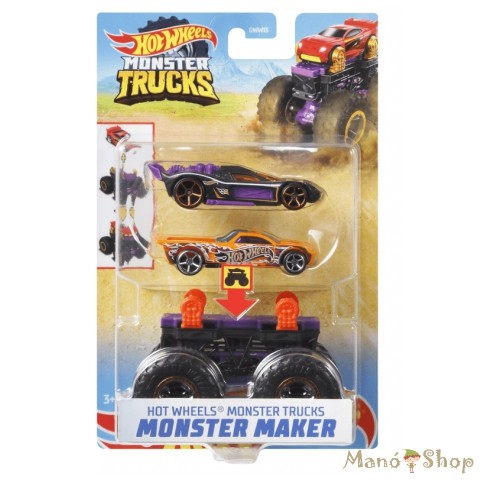 Hot Wheels Monster Trucks - Szörnykészítő (GWW16)