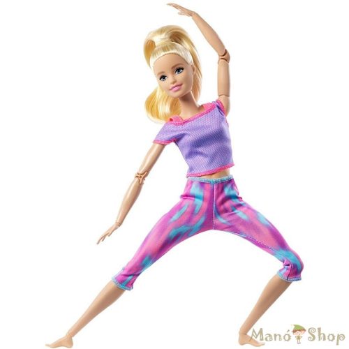 Barbie - Hajlékony jógababa szőke (GXF04)