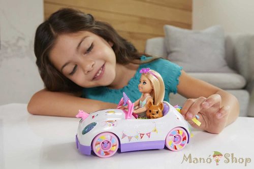 Barbie - Chelsea baba unikornis autója (GXT41)