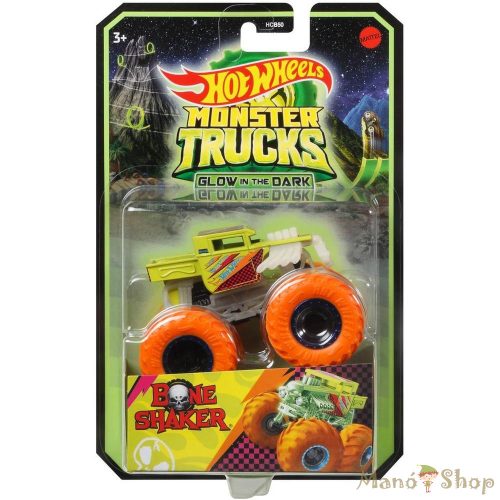 Hot Wheels Monster Trucks - Glow in the Dark - Bone Shaker
