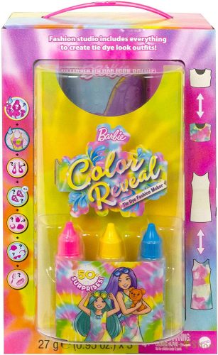 Barbie Color Reveal - Holiday Ruhatervező játékszett