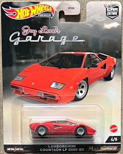 Hot Wheels Premium - Jay Leno's Garage - Lamborghini Countach LP 5000 QV